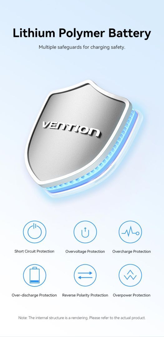 Vention 10000mAh Power Bank Gradient Yellow