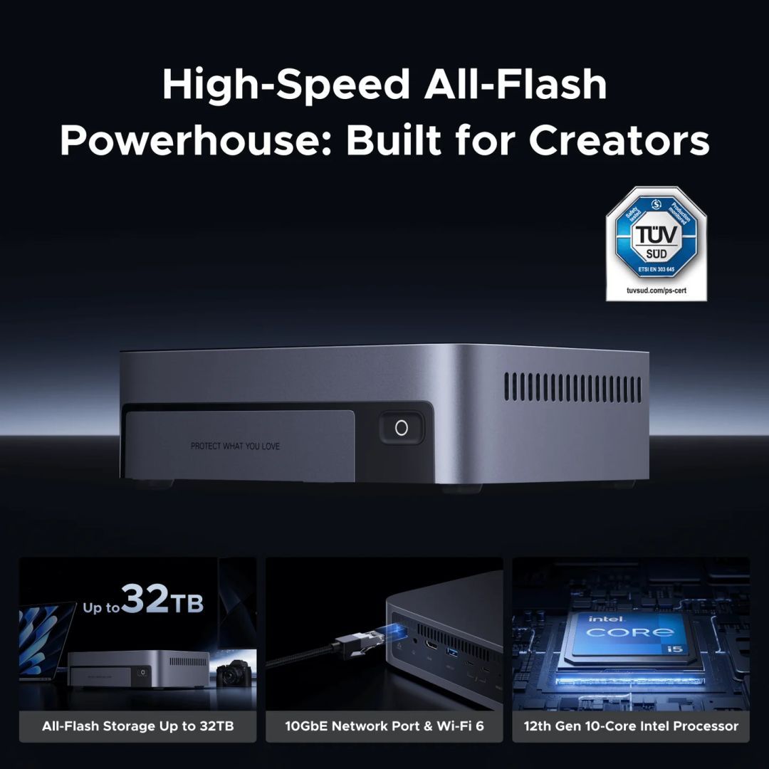 UGREEN NAS DXP480T Plus (8GB) (4xM.2 SSD) UGREEN NAS DXP480T Plus (8GB) (4xM.2 SSD)