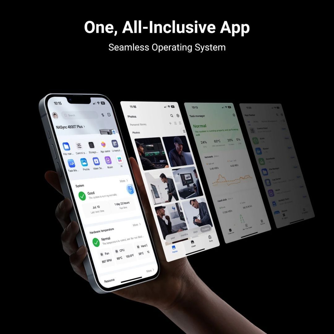 UGREEN NAS DXP480T Plus (8GB) (4xM.2 SSD) UGREEN NAS DXP480T Plus (8GB) (4xM.2 SSD)