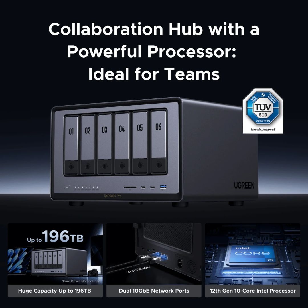 UGREEN NAS DXP6800 Pro (8GB) (8xHDD) UGREEN NAS DXP6800 Pro (8GB) (8xHDD)