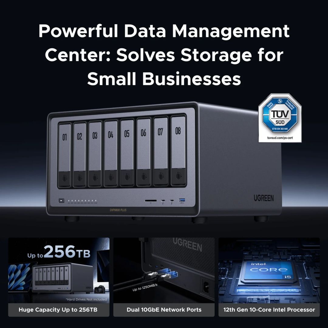 UGREEN NAS DXP8800 Plus (8GB) (8xHDD) UGREEN NAS DXP8800 Plus (8GB) (8xHDD)