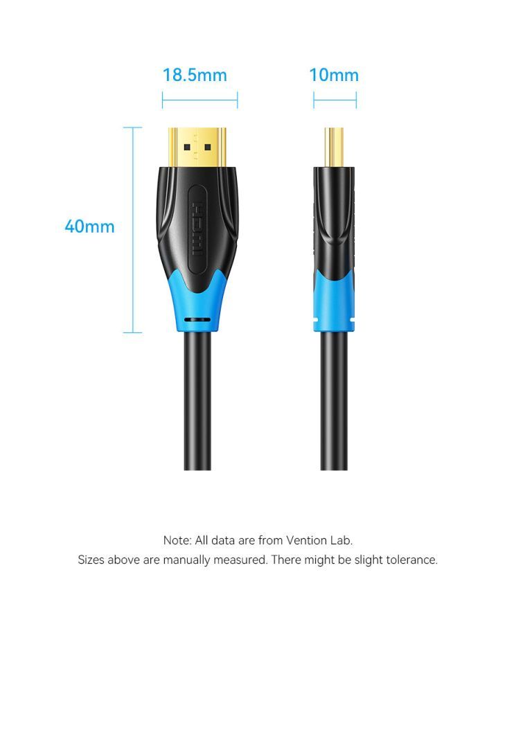 Vention HDMI 4K@60Hz cable 20m Black