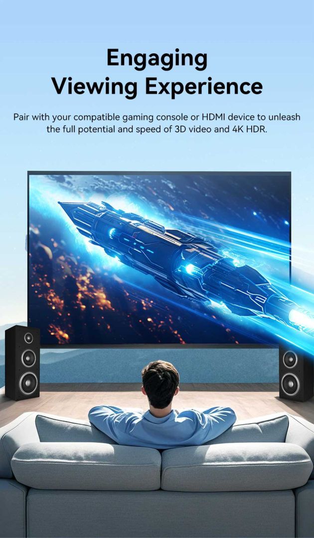 Vention HDMI 4K@60Hz cable 15m Black