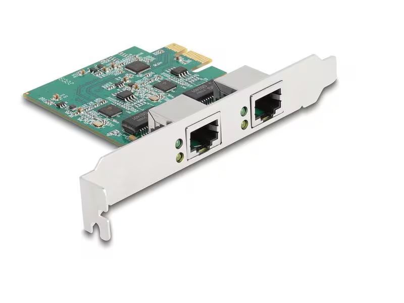 DeLock PCI Express x1 Network Card Gigabit LAN 2 x RJ45 BCM DeLock PCI Express x1 Network Card Gigabit LAN 2 x RJ45 BCM