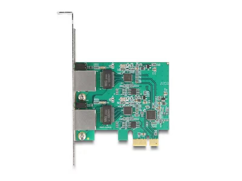 DeLock PCI Express x1 Network Card Gigabit LAN 2 x RJ45 BCM DeLock PCI Express x1 Network Card Gigabit LAN 2 x RJ45 BCM