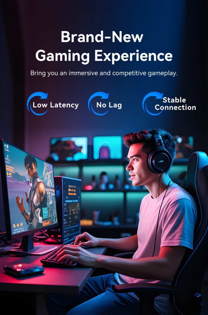 Vention CAT8 S-FTP Patch Cable 1m Black Vention CAT8 S-FTP Patch Cable 1m Black