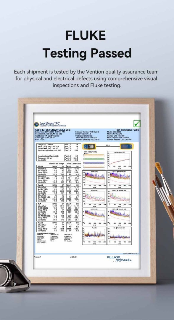 Vention CAT8 S-FTP Patch Cable 3m Black Vention CAT8 S-FTP Patch Cable 3m Black