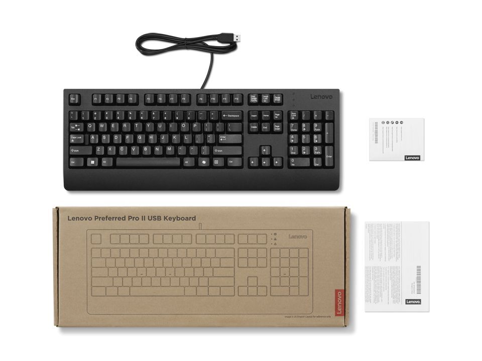 Lenovo Preferred Pro II USB Keyboard Black HU Lenovo Preferred Pro II USB Keyboard Black HU