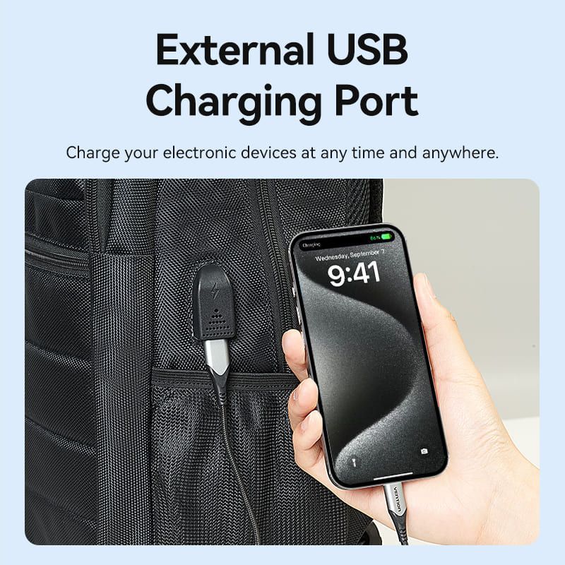 Vention KRK 20l BK waterproof Laptop Backpack 17" Black