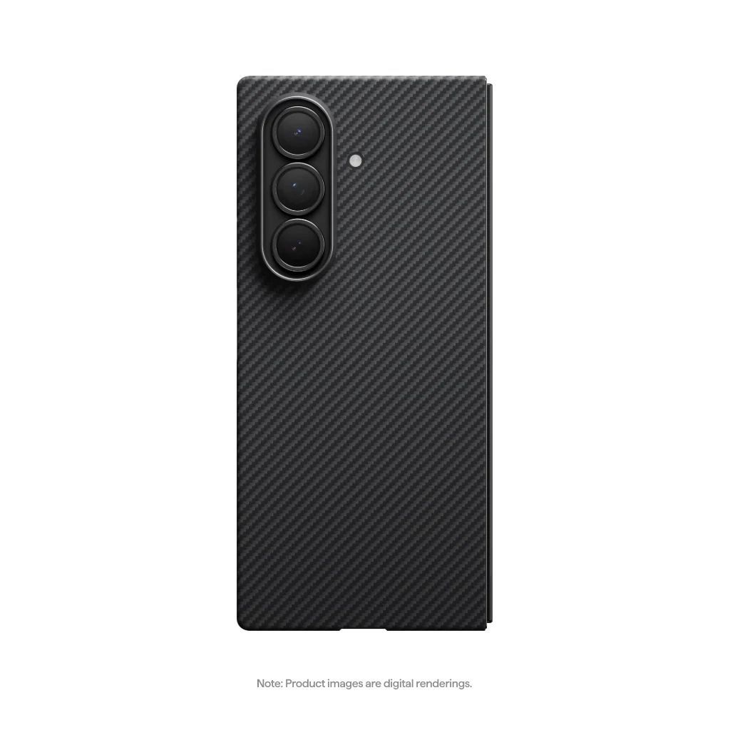 Pitaka Ultra-Slim Case for Samsung Galaxy Z Fold 7 Black/Grey