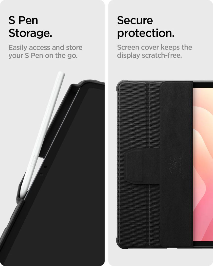 Spigen Rugged Armor Pro case for Samsung Galaxy Tab S11 Black