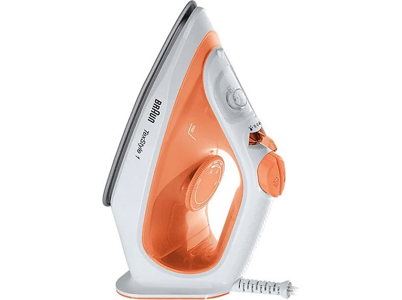 Braun TexStyle 1 Steam Iron SI 1009 Gőzölős Vasaló Orange/White Braun TexStyle 1 Steam Iron SI 1009 Gőzölős Vasaló Orange/White