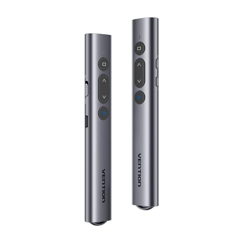 Vention Pointer & Prezenter Wireless Presenter Green Laser Gray Vention Pointer & Prezenter Wireless Presenter Green Laser Gray