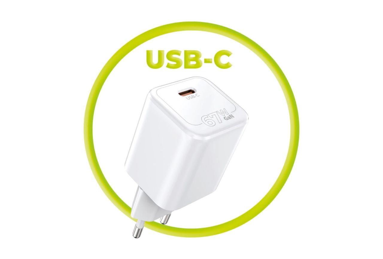 Mobile Origin GaN 67W Super Charger Single USB-C White