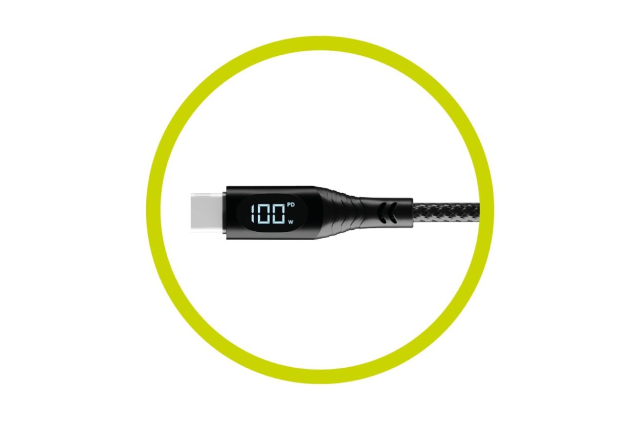 Mobile Origin 100W Display Cable USB-C to USB-C 1,5m Black