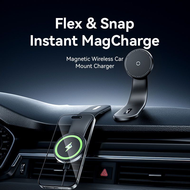 Vention Wireless Car Mount Charger Black Vention Wireless Car Mount Charger Black