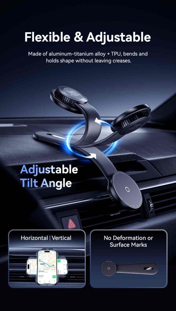 Vention Wireless Car Mount Charger Black Vention Wireless Car Mount Charger Black