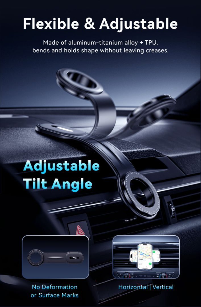 Vention Magnetic Car Phone Mount Black Vention Magnetic Car Phone Mount Black