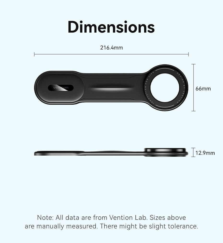 Vention Magnetic Car Phone Mount Black Vention Magnetic Car Phone Mount Black