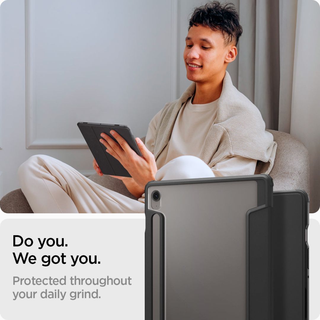 Spigen Ultra Hybrid Pro for Samsung Galaxy Tab S10 FE Black