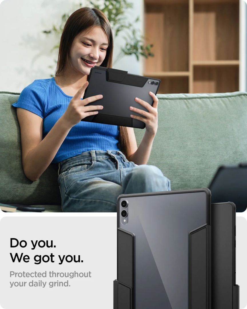 Spigen Ultra Hybrid Pro case for Samsung Galaxy Tab S11 Black