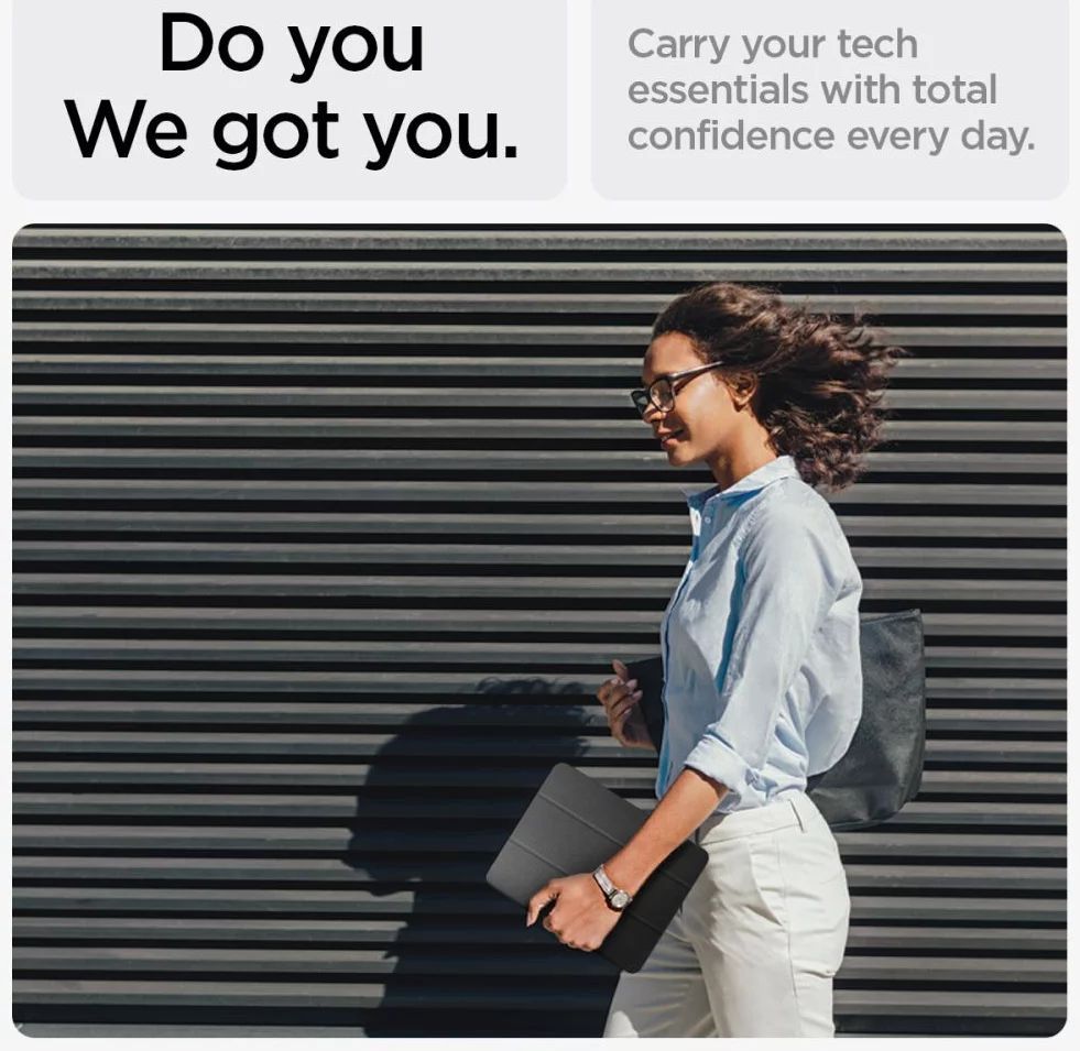 Spigen Urban Fit iPad Air 11" 2024 Black Spigen Urban Fit iPad Air 11" 2024 Black