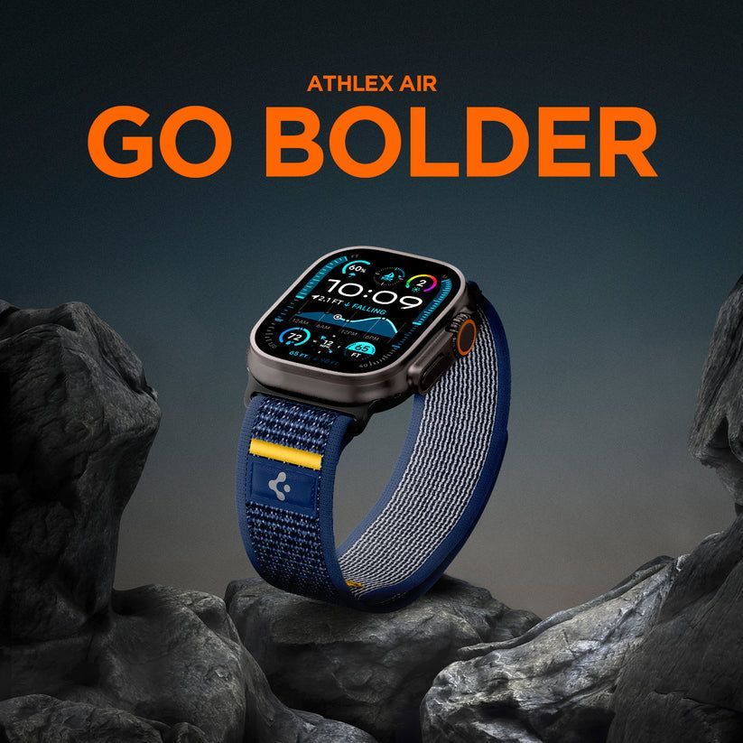 Spigen Athlex Air Active Band for Apple Watch 49mm/46mm/45mm/44mm Active Navy