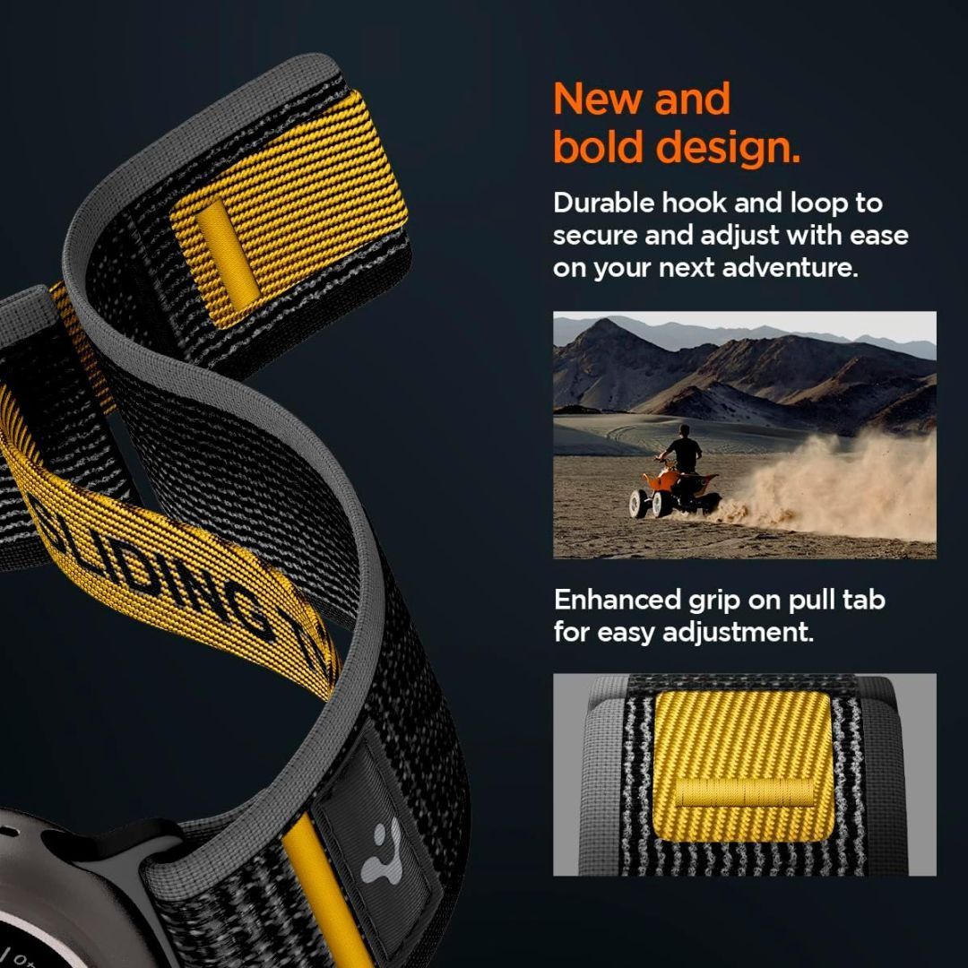 Spigen Athlex Air Active Band for Apple Watch 49mm/46mm/45mm/44mm Black