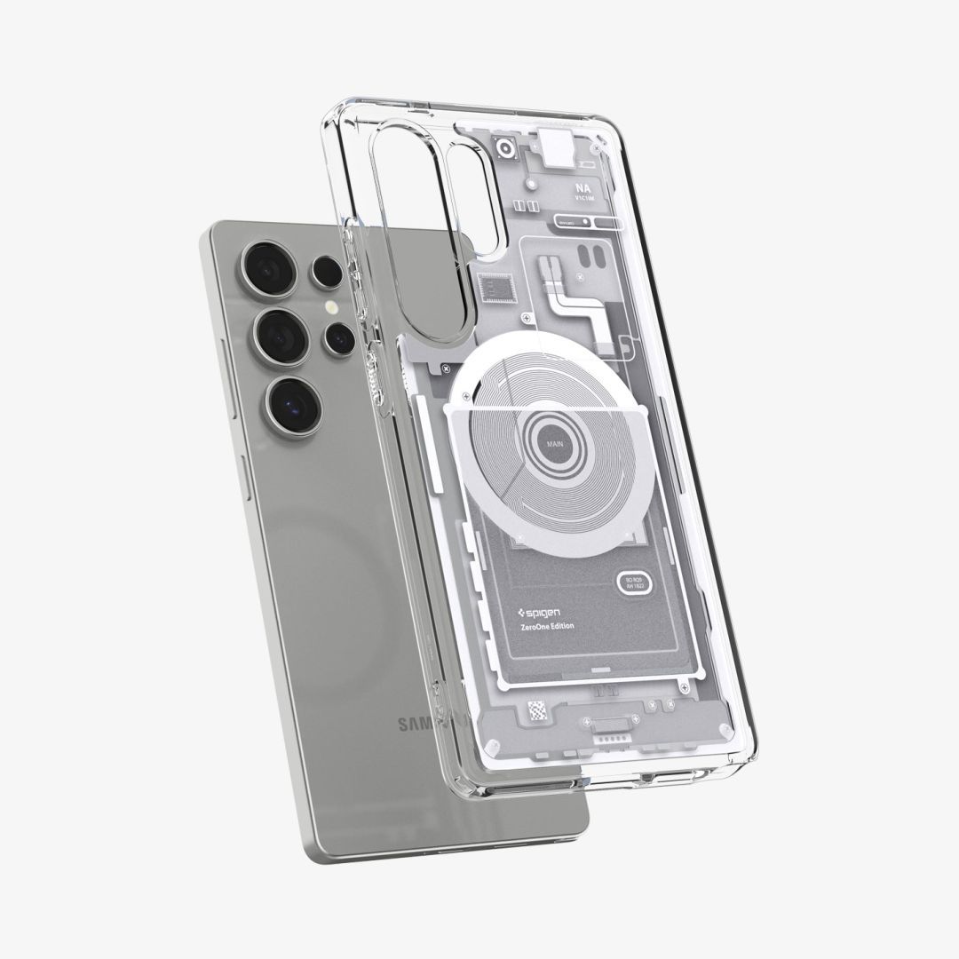 Spigen Ultra Hybrid MagSafe Samsung Galaxy S25 Ultra Zero One White