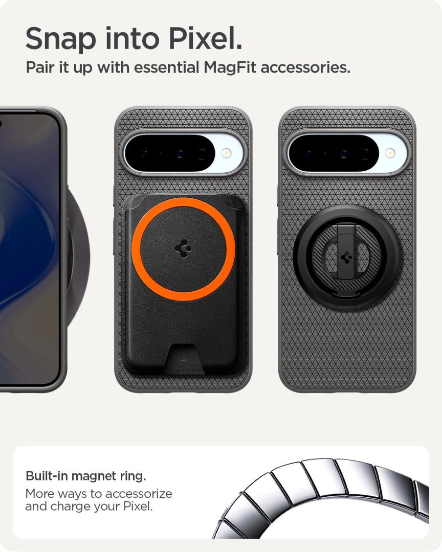 Spigen Liquid Air MagSafe for Google Pixel 10 Pro/Pixel 10 Marble Gray