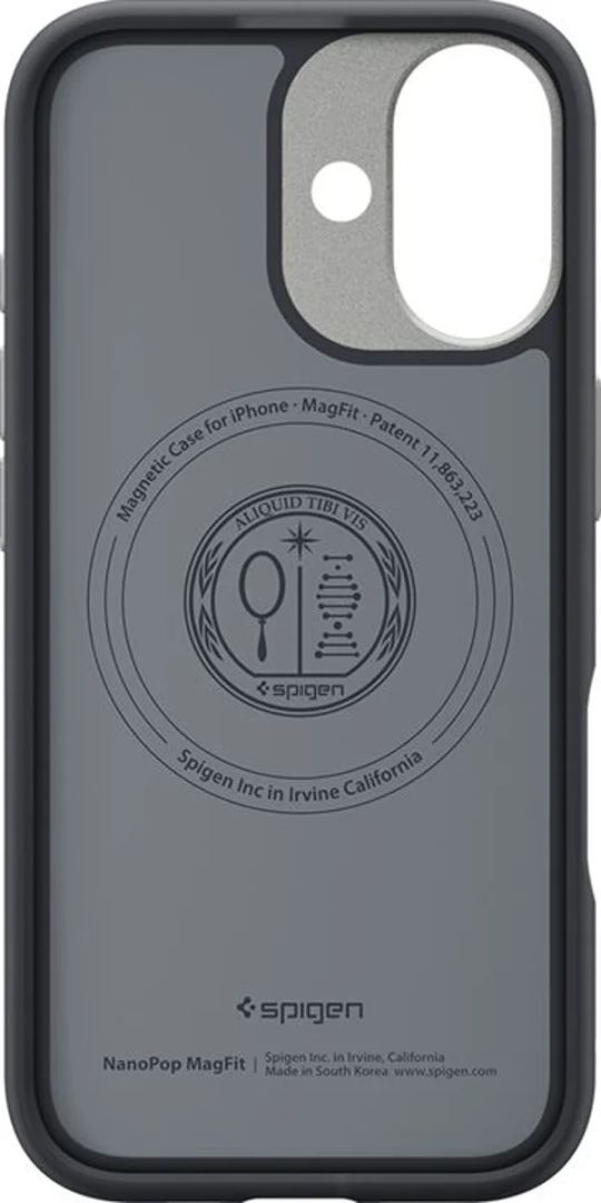 Spigen Nano Pop MagSafe case for iPhone 17 Black Sesame