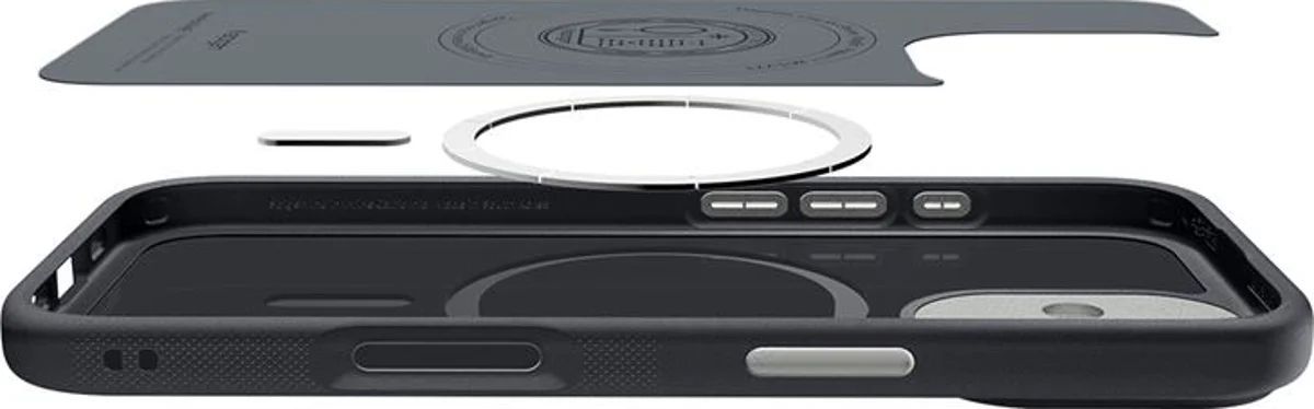 Spigen Nano Pop MagSafe case for iPhone 17 Black Sesame