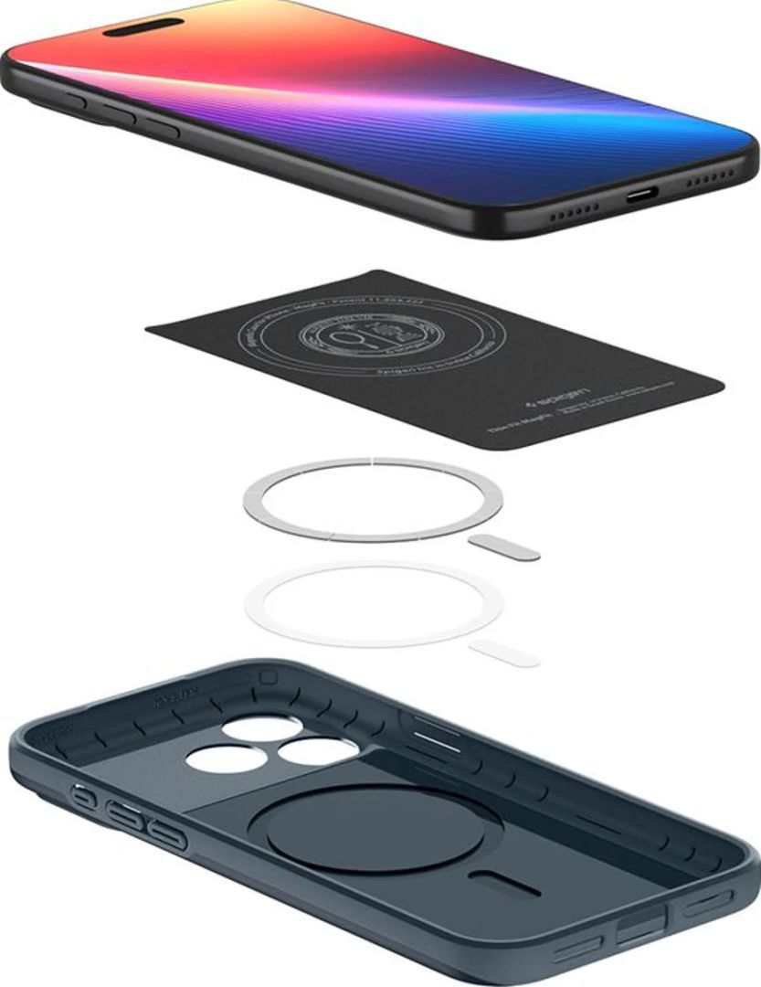 Spigen Thin Fit MagSafe case for iPhone 17 Pro Max Metal Slate