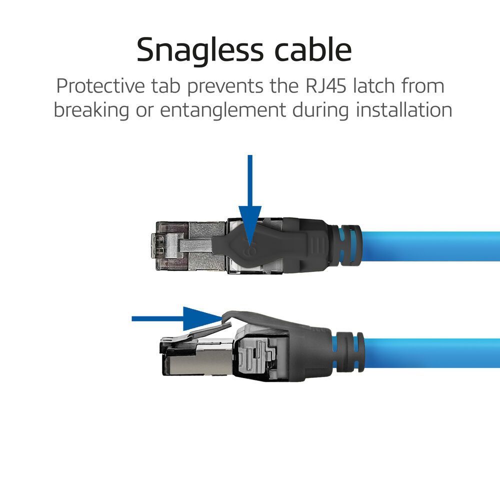 ACT CAT6A S-FTP Patch Cable 20m Blue
