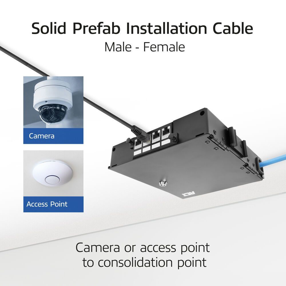 ACT CAT6A S-FTP Patch Cable 20m Blue