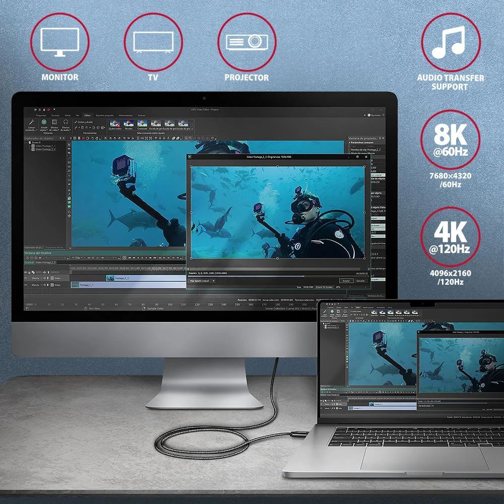 AXAGON BUCM4X-CM10AB NEWGEN USB-C <> USB-C 4 Gen 3x2 Cable 0,5m Black AXAGON BUCM4X-CM10AB NEWGEN USB-C <> USB-C 4 Gen 3x2 Cable 0,5m Black