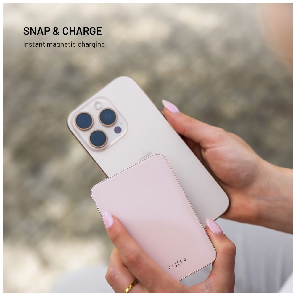 FIXED MagZen 5 Qi2 külső akkumlátor 5000 mAh, fekete