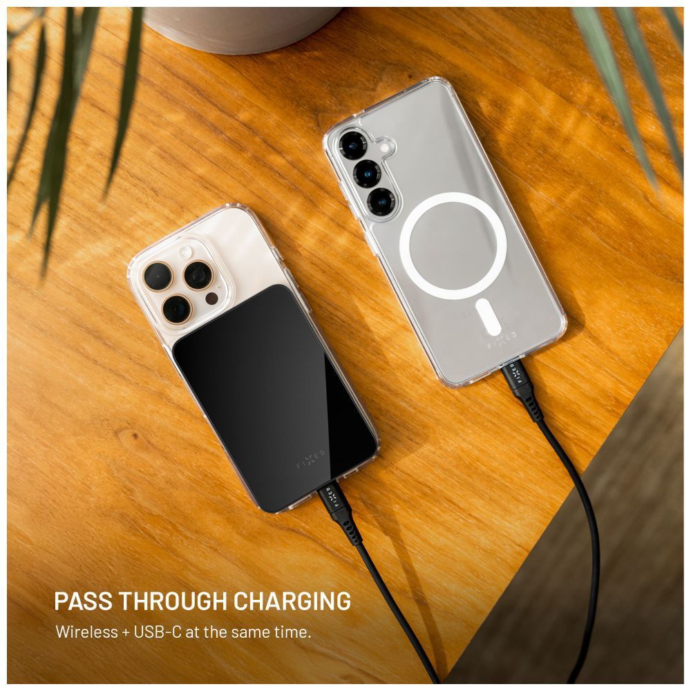 FIXED MagZen 5 Qi2 külső akkumlátor 5000 mAh, rózsaszín