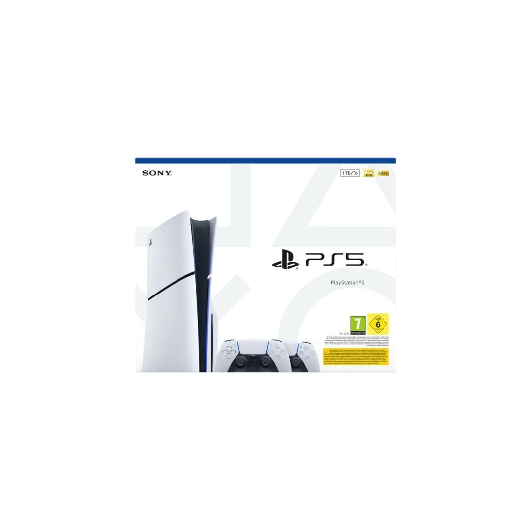 Sony PlayStation 5 1TB BluRay White + 2 Controller Sony PlayStation 5 1TB BluRay White + 2 Controller