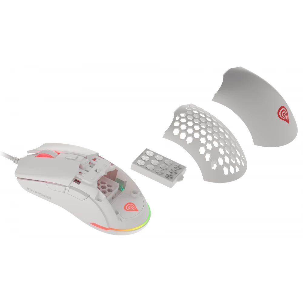 Genesis Krypton 750 RGB Gaming Mouse White Genesis Krypton 750 RGB Gaming Mouse White