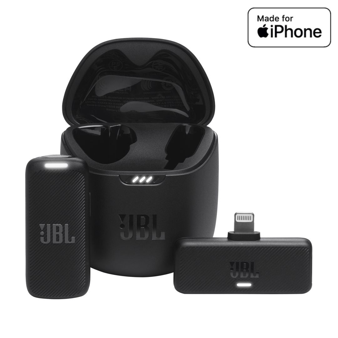 JBL Quantum Stream Wireless Lightning Microphone Black JBL Quantum Stream Wireless Lightning Microphone Black