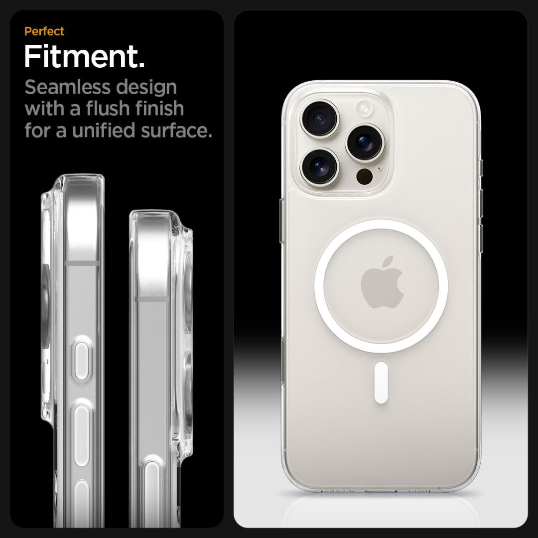 Spigen Thin Fit T MagSafe case for iPhone 16 Pro Clear White