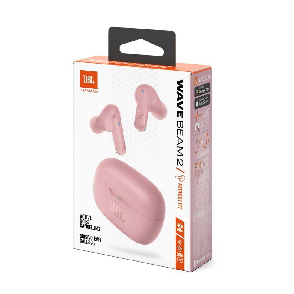 JBL Wave Beam 2 Bluetooth Headset Pink JBL Wave Beam 2 Bluetooth Headset Pink