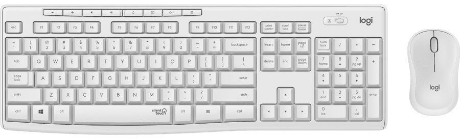 Logitech MK295 Silent Wireless Combo White US Logitech MK295 Silent Wireless Combo White US
