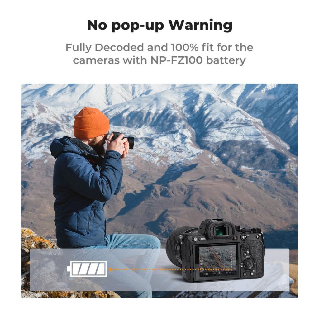 K&F Concept NP-FZ100 akkumulátor 2db 2600mAh K&F Concept NP-FZ100 akkumulátor 2db 2600mAh