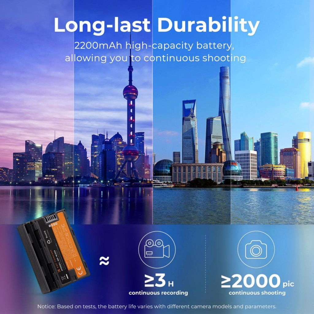 K&F Concept NP-W235 akkumulátor 2200mAh K&F Concept NP-W235 akkumulátor 2200mAh