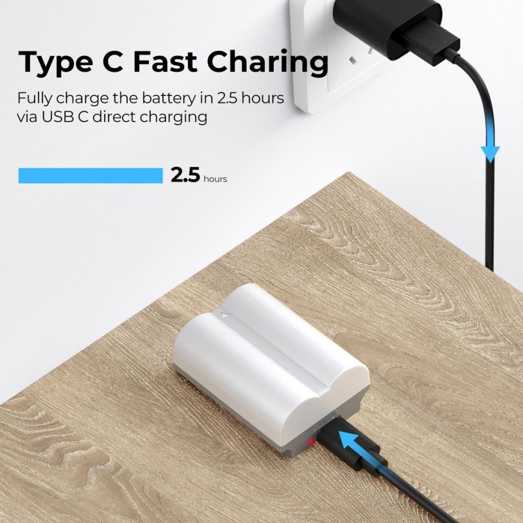 K&F Concept NP-W235 akkumulátor 2db 2400mAh USB-C csatlakozóval K&F Concept NP-W235 akkumulátor 2db 2400mAh USB-C csatlakozóval