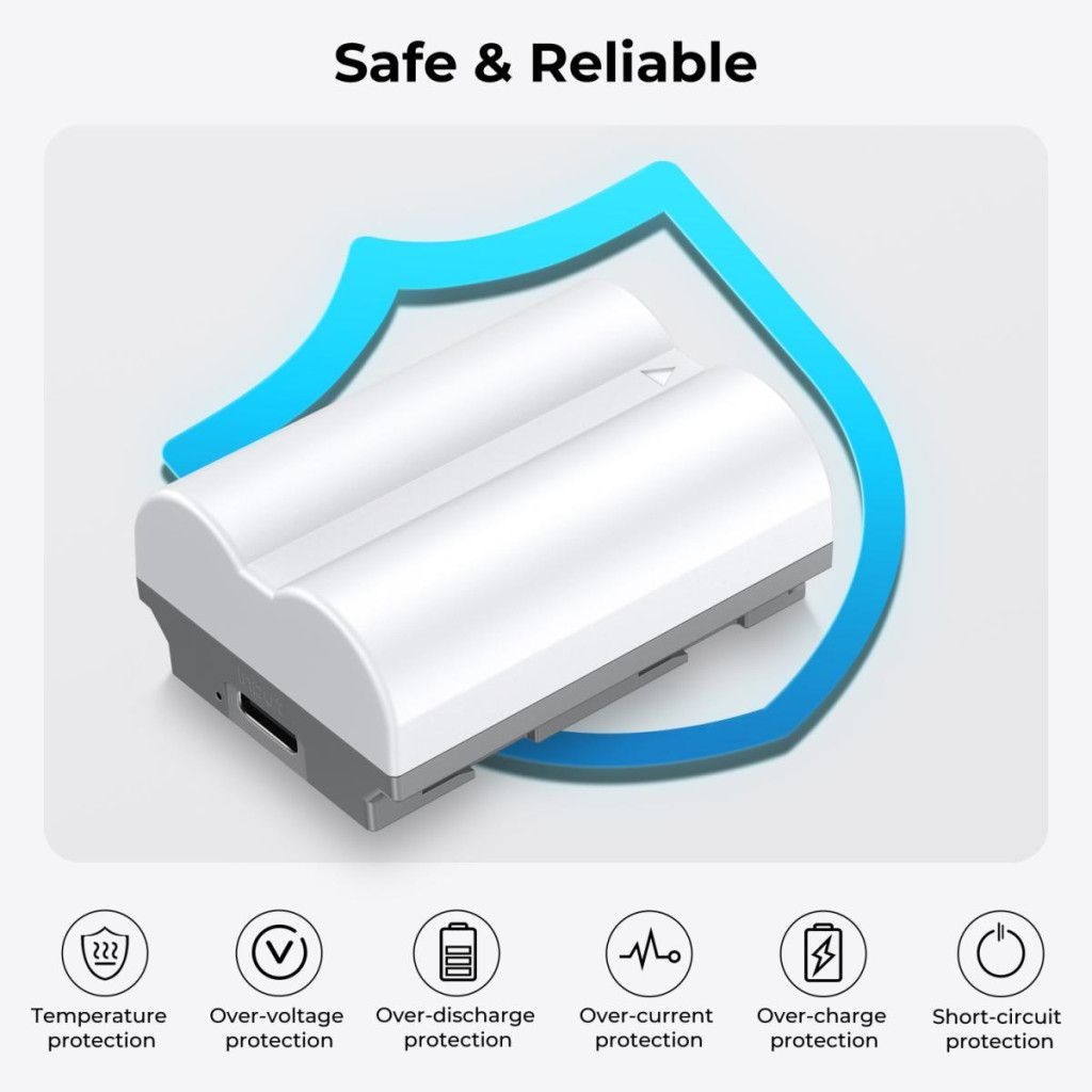 K&F Concept NP-W235 akkumulátor 2db 2400mAh USB-C csatlakozóval K&F Concept NP-W235 akkumulátor 2db 2400mAh USB-C csatlakozóval