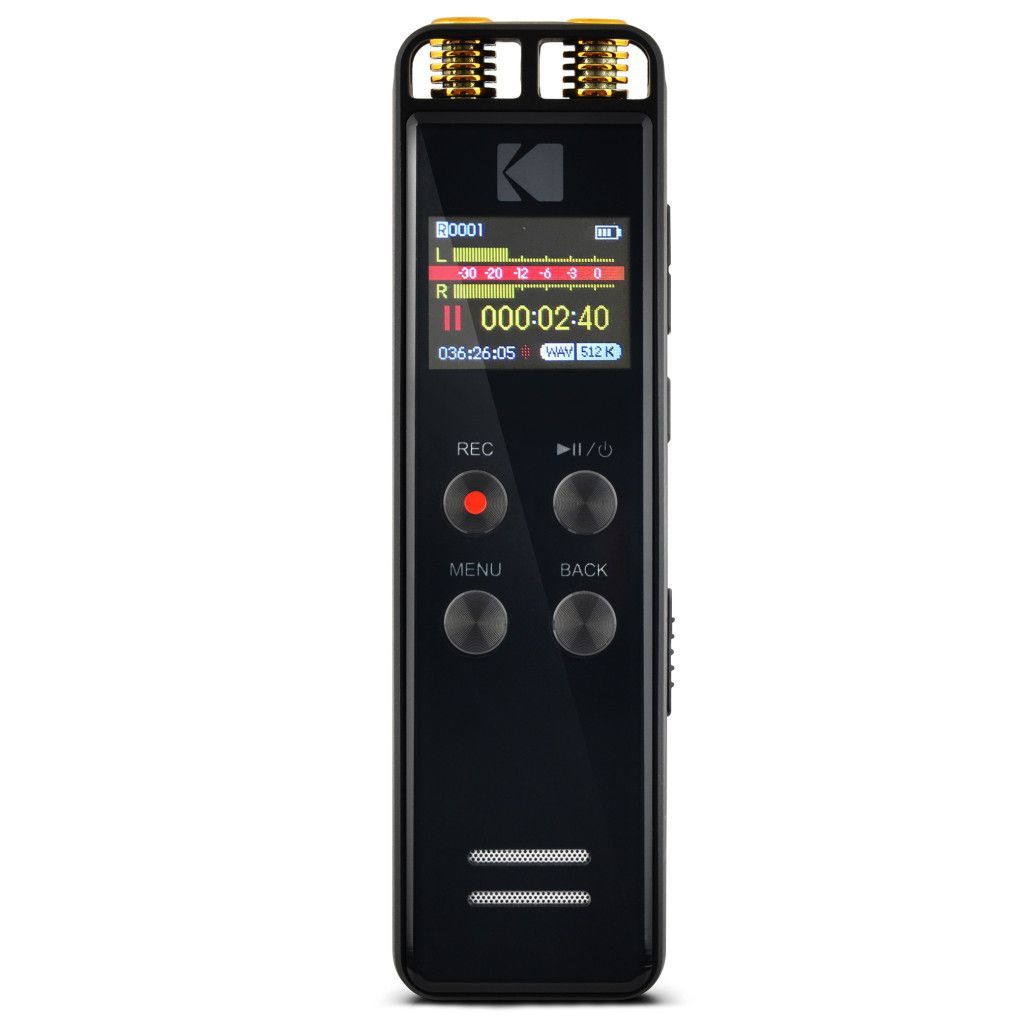Kodak VRC550 USB Diktafon 16GB Black Kodak VRC550 USB Diktafon 16GB Black