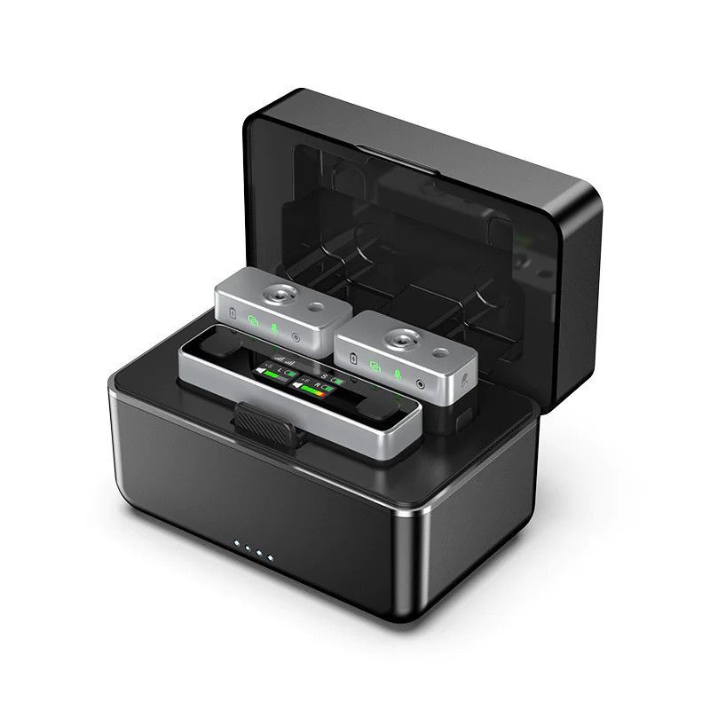 Ulanzi AM18 U-mic 2.4GHz vezeték nélküli duális mikrofon szett usb-a usb-c lightning csatlakozás Ulanzi AM18 U-mic 2.4GHz vezeték nélküli duális mikrofon szett usb-a usb-c lightning csatlakozás